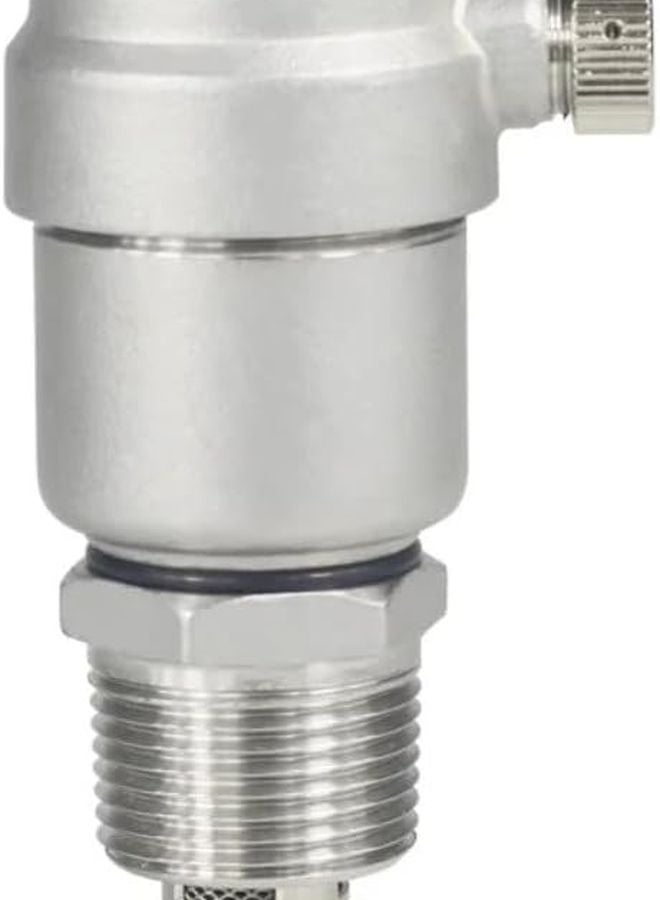 DN20 Stainless Steel Automatic Exhaust Valve For Water Heating Systems Pressure Relief Air Vent - Image 1